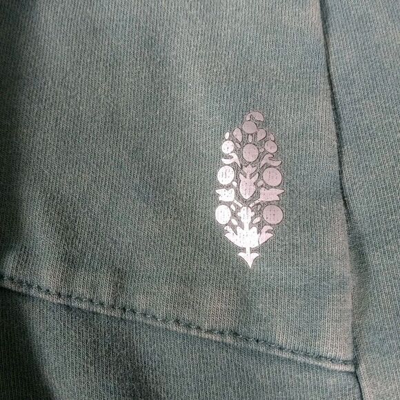 Free People FP Movement Hot Shot Long Sleeve Hooded Jumpsuit Sage Green Size S - Picture 6 of 7